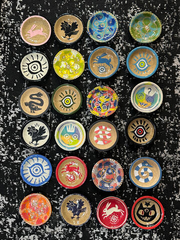 handmade ceramic trinket dishes